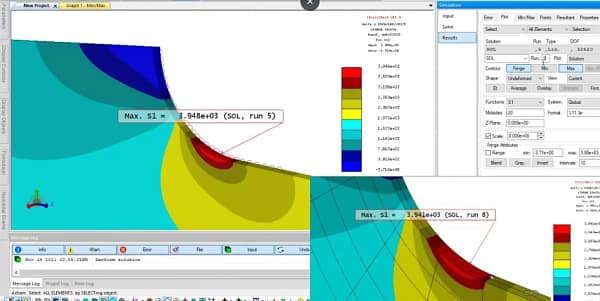 StressCheck Demo: Comparing Manual Mesh and Automesh Results for a 3D Stepped Specimen