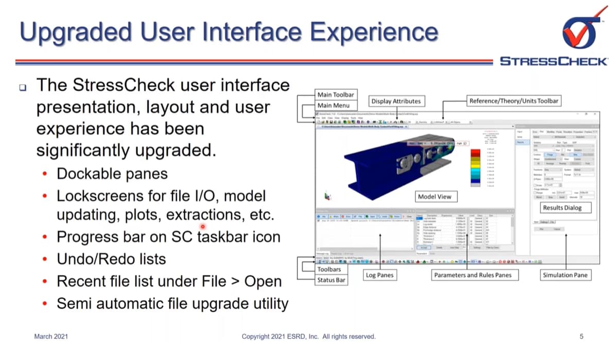 StressCheck Tutorial: v11 GUI Improvements Overview