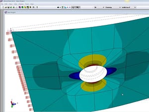 StressCheck Tutorial: Laminated Composite Repair Patch Part III - Geometric Nonlinear Analysis
