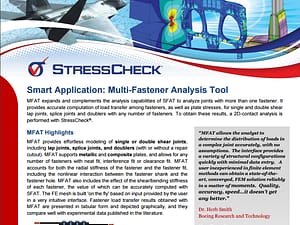 Multi-Fastener Analysis Tool Product Brief