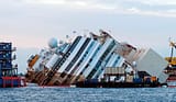 Variational Crimes and Refloating the Costa Concordia