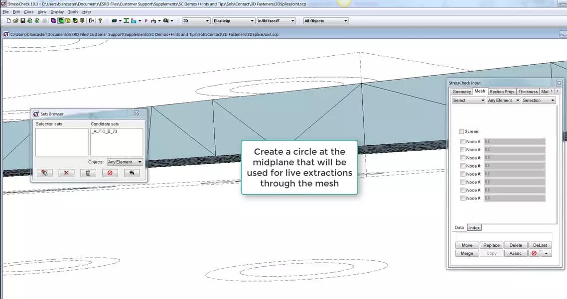 StressCheck Demo: Live Dynamic Extractions