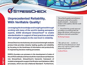 StressCheck Overview Product Brief