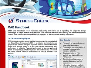 CAE Handbook Product Brief