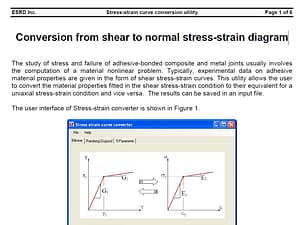 Helpful Hints and Tips: Converting from Shear to Normal Stress-Strain Diagram