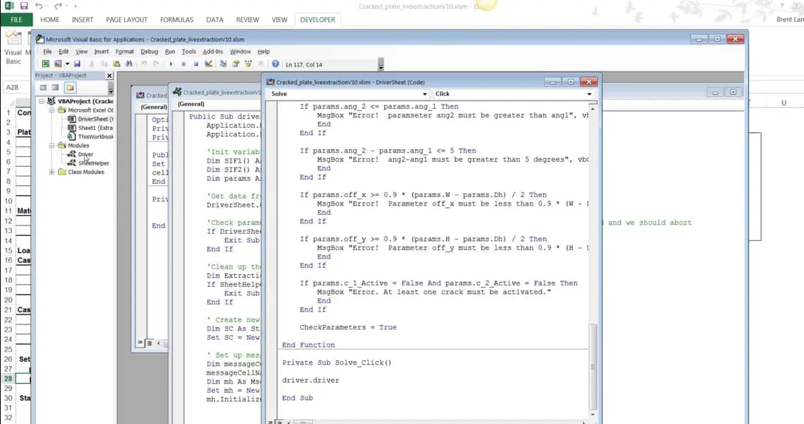 StressCheck Demo: Sim App Development via Excel VBA and StressCheck API