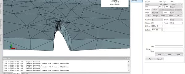 StressCheck Tutorial: 3D T-Stiffener with Parametric Thru-Crack