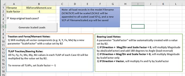 Helpful Hints and Tips: Excel VBA Script for Scaling/Reversing Load Records