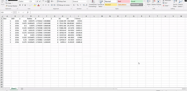 StressCheck Tutorial: Incrementing a Thru-Crack in a Filled Hole via Excel VBA