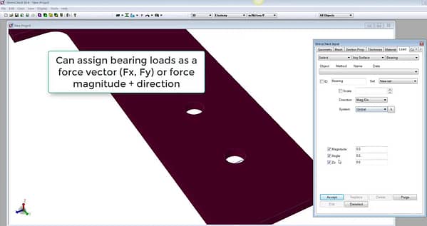 StressCheck Tutorial: Bearing Load