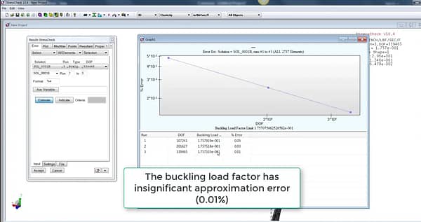 StressCheck Tutorial: Displacement-Controlled Buckling Analysis