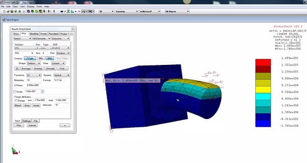 StressCheck Tutorial: Defining and Assigning a Bending Stress