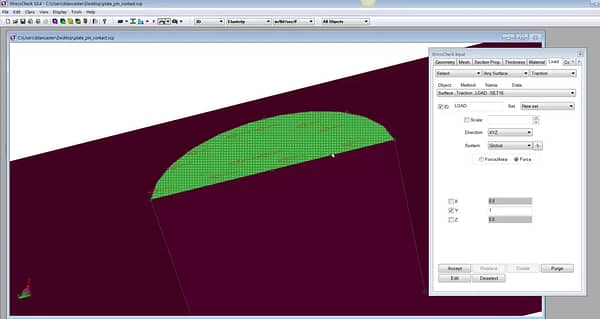 StressCheck Tutorial: Associative Hand Meshing for a Cylindrical Part