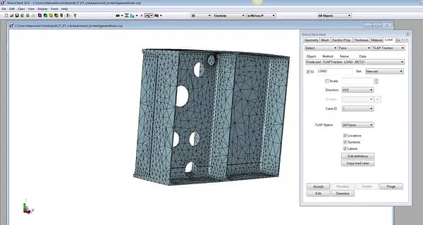 StressCheck Tutorial: Sample Global-Local Workflow for a 3D Cracked Rib