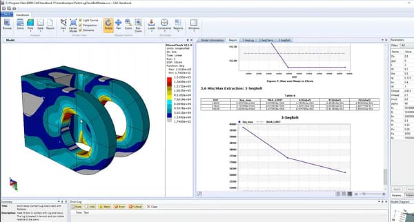 CAE Handbook Demo: 3D Attachment Lug