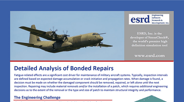 Application Brief: Detailed Analysis of Bonded Repairs