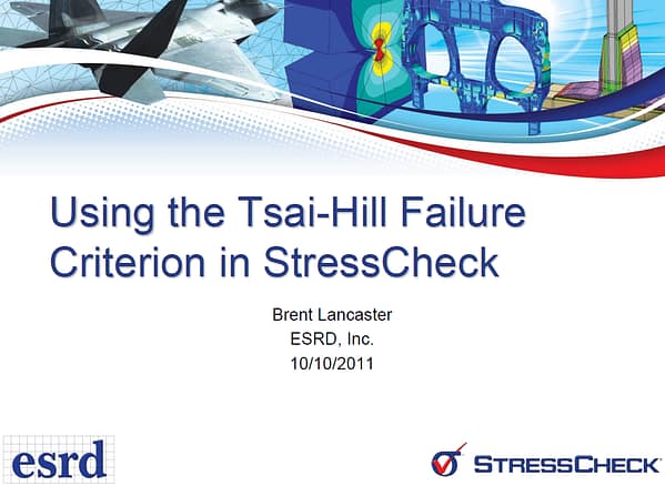 Helpful Hints and Tips: Tsai Hill Failure Criterion