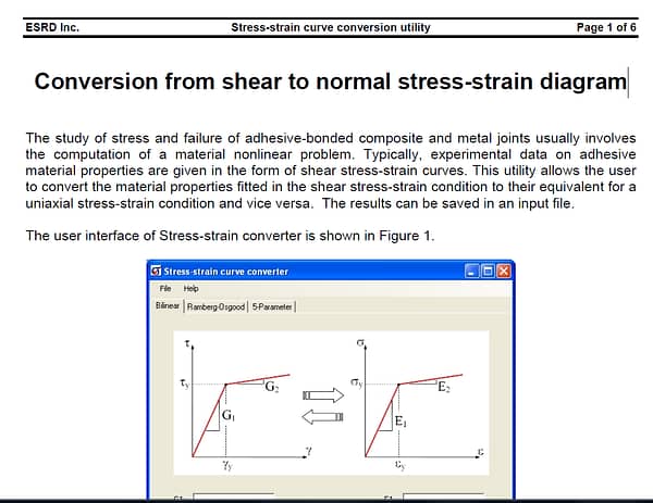 Helpful Hints and Tips: Converting from Shear to Normal Stress-Strain Diagram