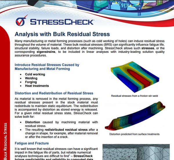 Bulk Residual Stress Product Brief