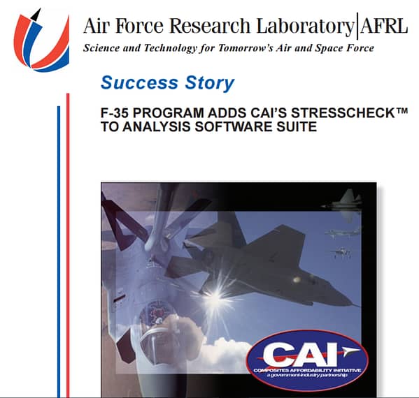 AFRL CAI Success Story