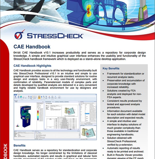CAE Handbook Product Brief