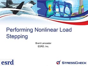 Helpful Hints and Tips: Nonlinear Load Stepping