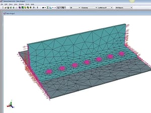 StressCheck Tutorial: 3D Modeling of a Skin-Stiffener-Fasteners Assembly (In-Plane Contact)