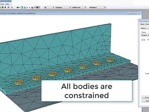 StressCheck Tutorial: 3D Modeling of a Skin-Stiffener-Fasteners Assembly (Full Contact)