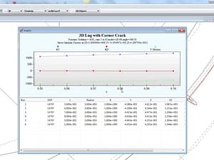 StressCheck Tutorial: Automatic Incrementing of a 3D Part-Thru Crack via Design Study