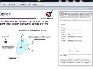 StressCheck Tutorial: Force/Moment Load