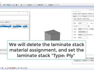 StressCheck Tutorial: Assigning Laminate Orthotropic Materials