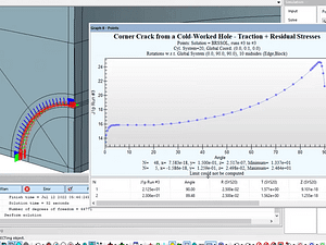 StressCheck Tutorial: Incorporating CX Residual Stresses in SIF and J-integral Extractions