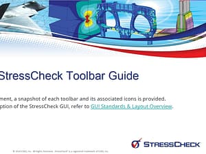 StressCheck Professional Toolbar Guide