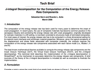J-Integral Decomposition Technical Brief