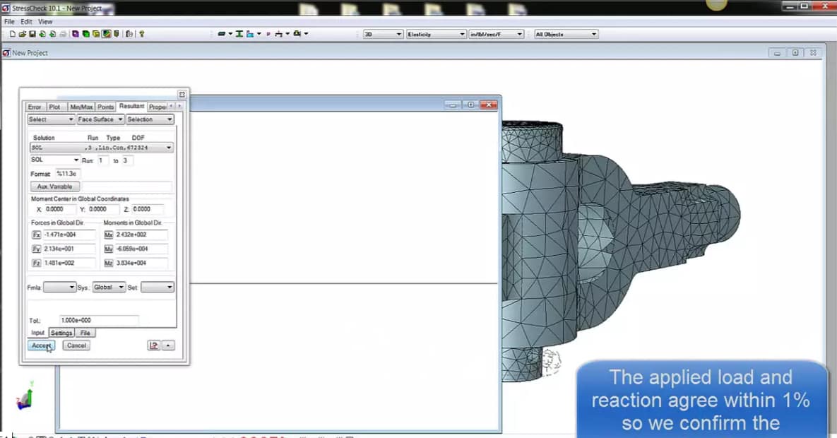 StressCheck Demo: 3D Multi-Body Contact Analysis