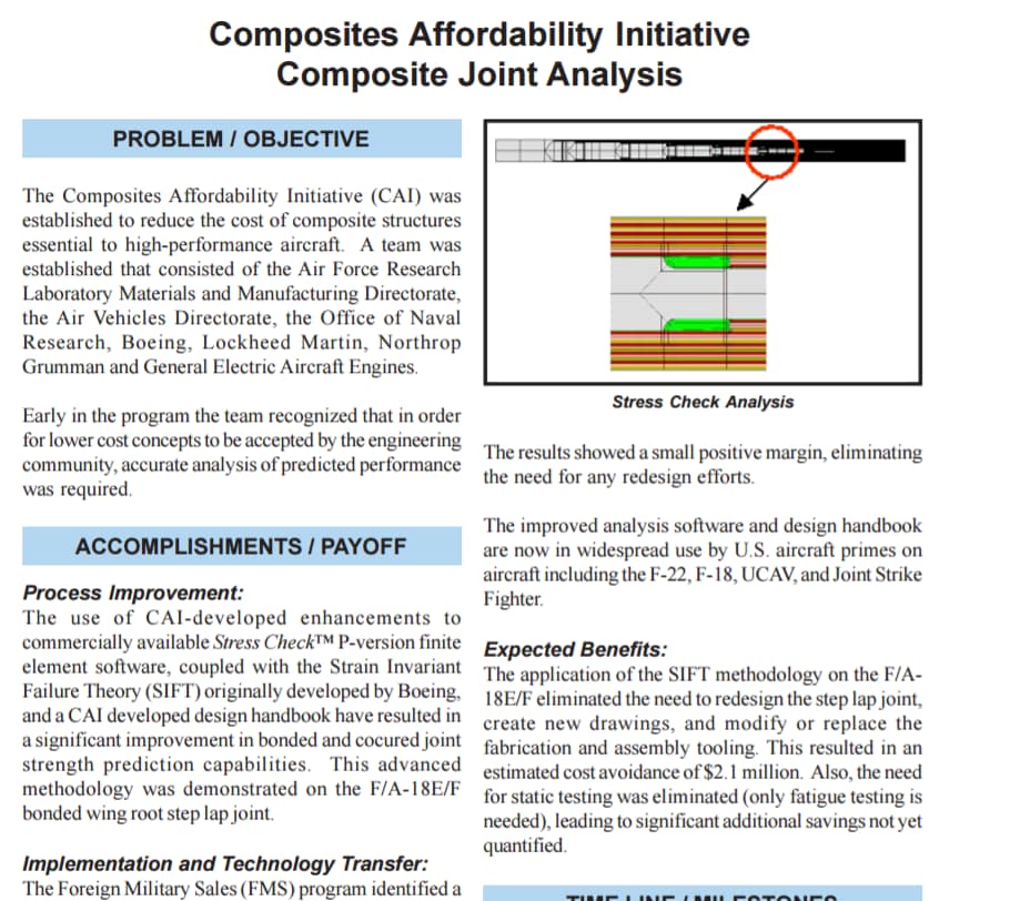 CAI Composite Joint Analysis
