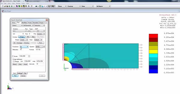 StressCheck Tutorial: Results in Cylindrical Coordinates (R, T, Z)