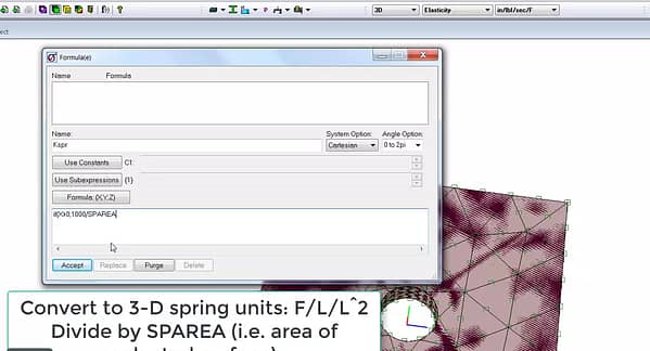 StressCheck Tutorial: Defining a Formula Spring Coefficient
