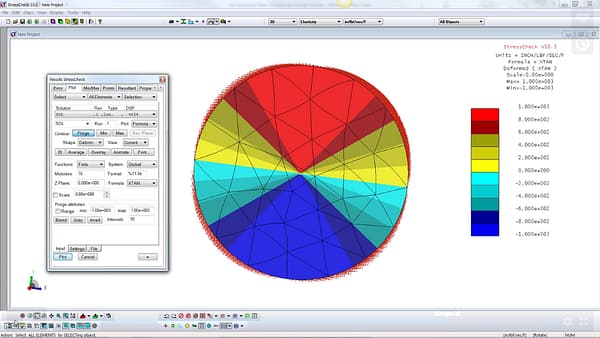 StressCheck Tutorial: Plotting Formulae Fringes