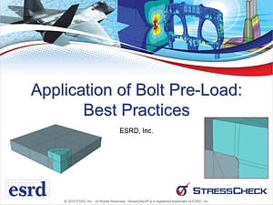 Helpful Hints and Tips: Application of Bolt-Preload via Multi-Body Contact