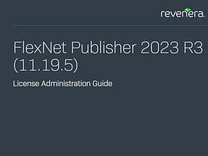 FlexNet v11.19.5 License Administration Guide