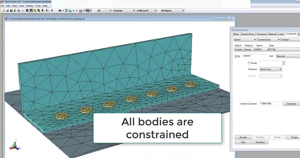 StressCheck Tutorial: 3D Modeling of a Skin-Stiffener-Fasteners Assembly (Full Contact)