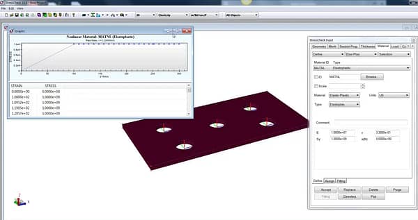 StressCheck Tutorial: Modeling a Compression Only Spring Analysis