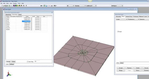 StressCheck Tutorial: Laminated Composite Repair Patch Part I - Geometry & Meshing