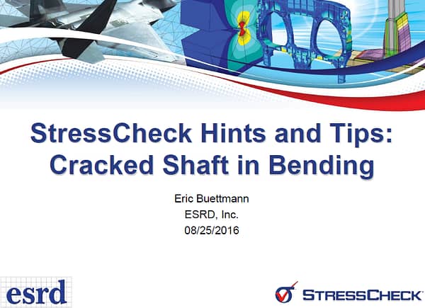 Helpful Hints and Tips: Cracked Shaft in Bending