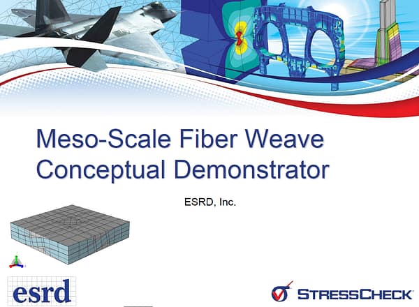 Fiber Weave Representative Volume Element (RVE) Sim App