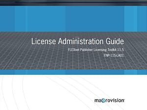 FLEXnet v11.5 License Administration Guide