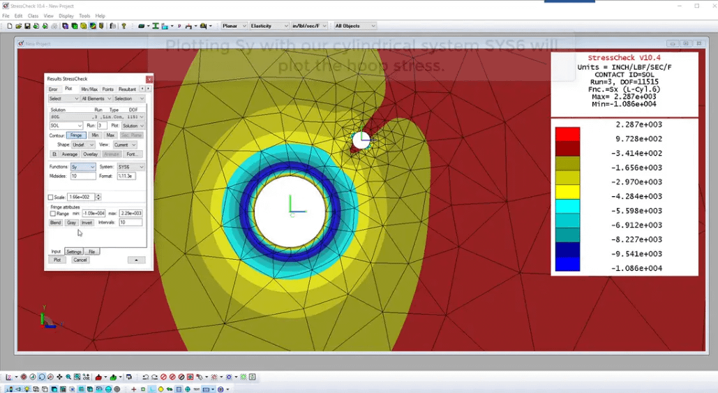 StressCheck Tutorial 2D Interference Fit Bushing ESRD