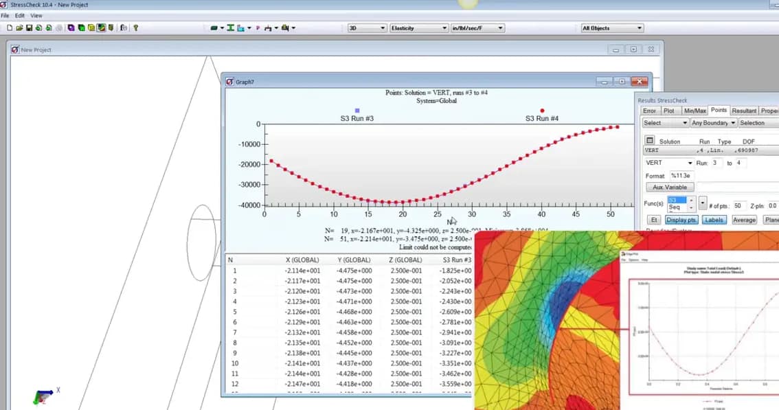 StressCheck Demo: Aircraft Keel Beam Stress Analysis