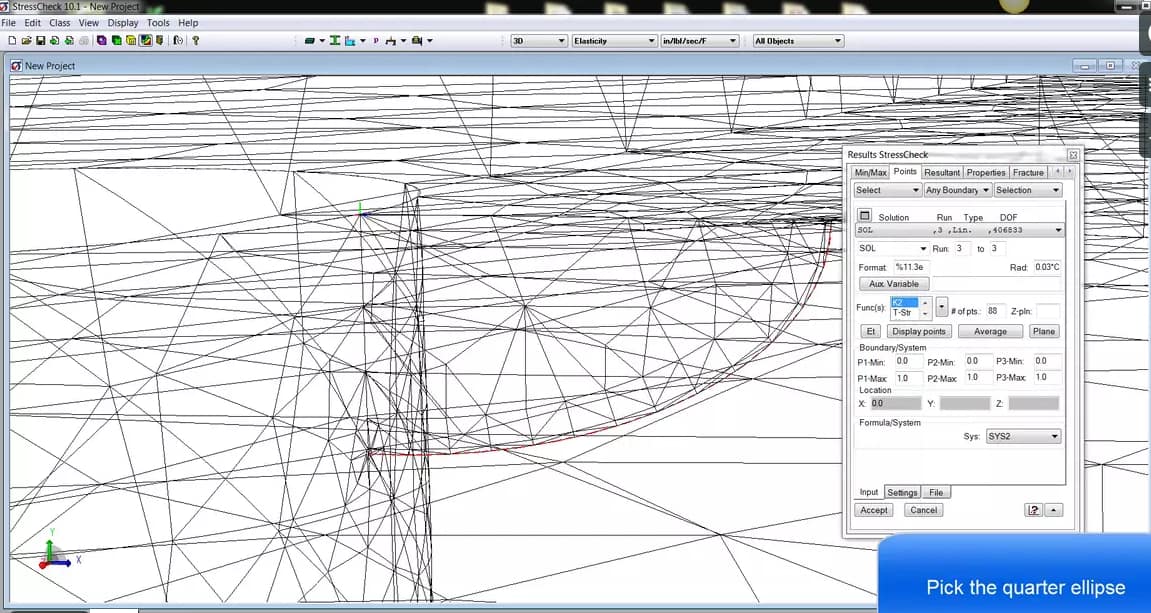 StressCheck Demo: 3D Fracture Mechanics Analysis